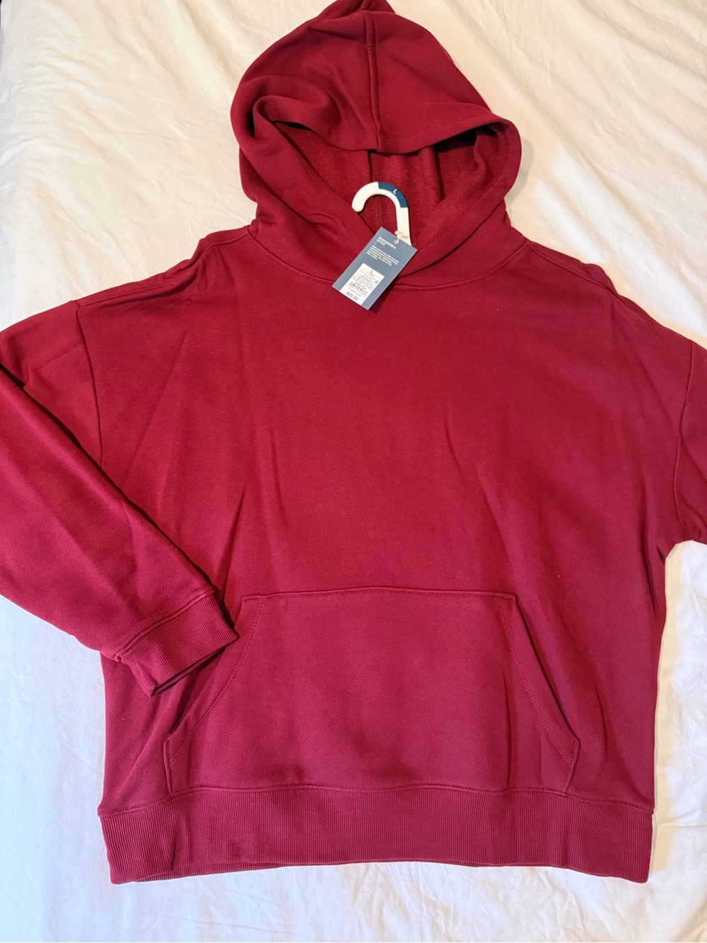 Universal Thread L Burgundy Pullover Hoodie NWT